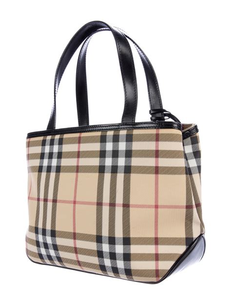 burberry nova check tote bag small|burberry nova check handbag.